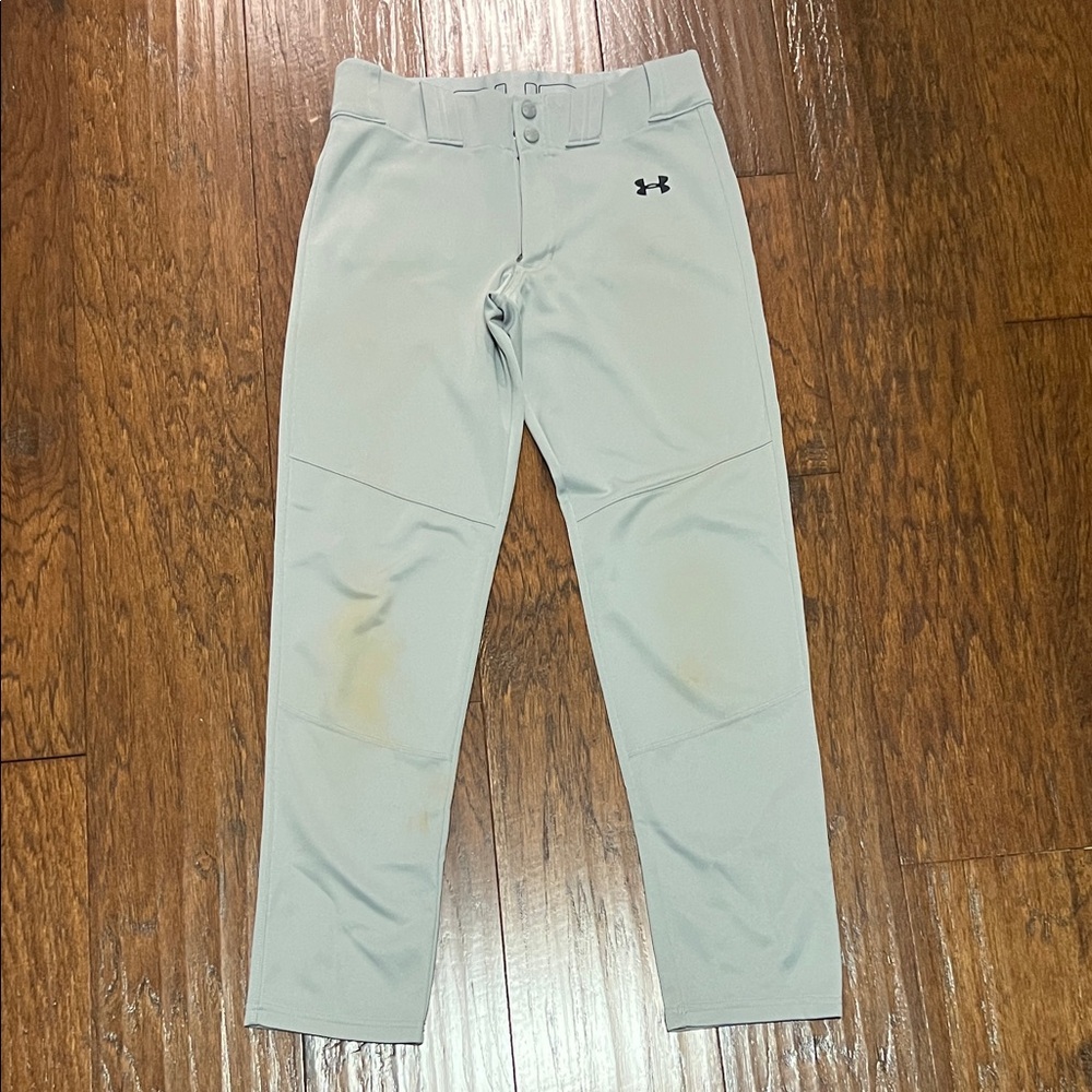 Under Armour Boy’s Light Gray Baseball Pants
